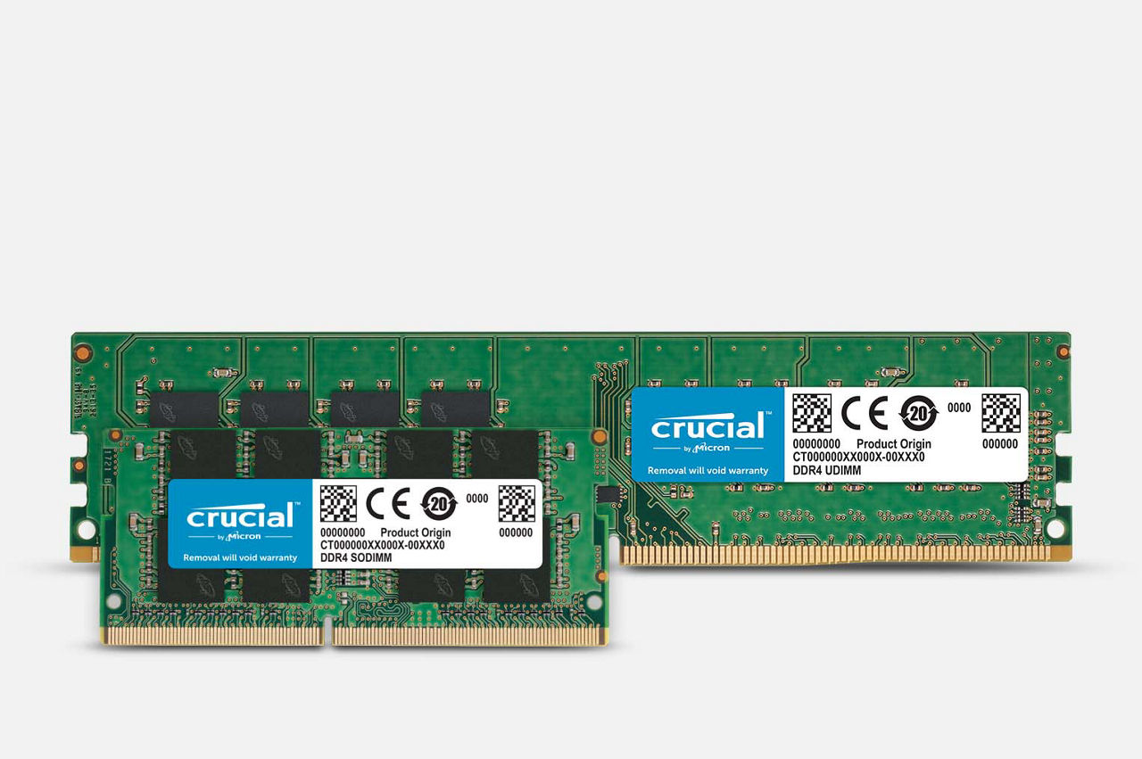 Crucial Pro 64GB Kit (32GBx2) DDR4-3200 UDIMM | CP2K32G4DFRA32A 